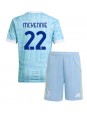 Billige Juventus Weston McKennie #22 Bortedraktsett Barn 2025-26 Kortermet (+ Korte bukser)